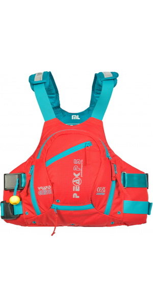2026 Peak PS Mens Wrapid Guide Buoyancy Aid PFD 26WG-RED - Red / Blue